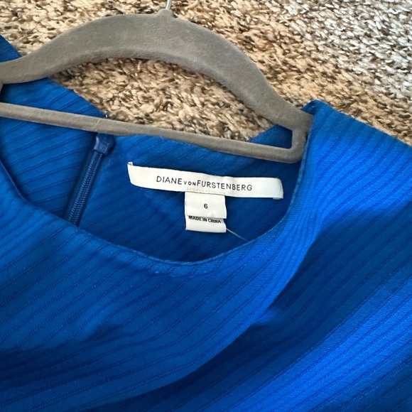 Diane Von Furstenberg Blue‎ Sleeveless Dress - Picture 10 of 15
